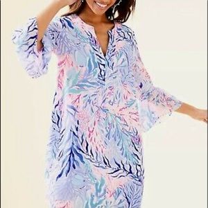 Lilly Pulitzer ELENORA silk dress sz small EUC